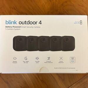Blink Outdoor 4 Black Smart Security Camera System